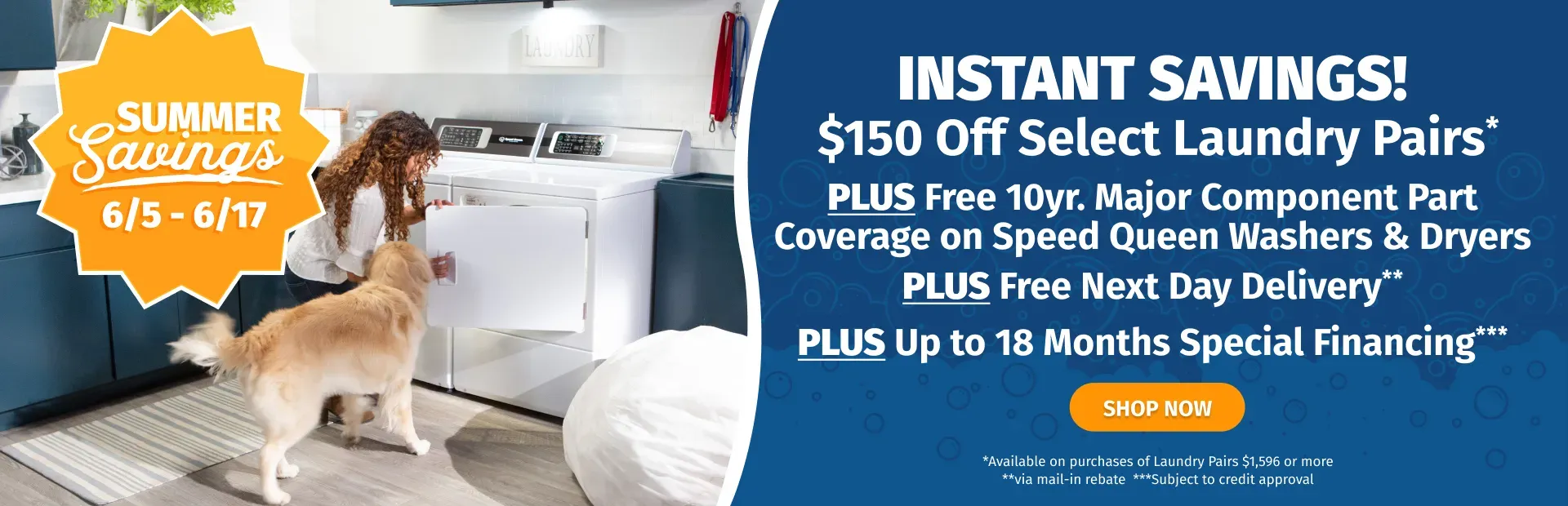 Laundry Event - Instant Savings
